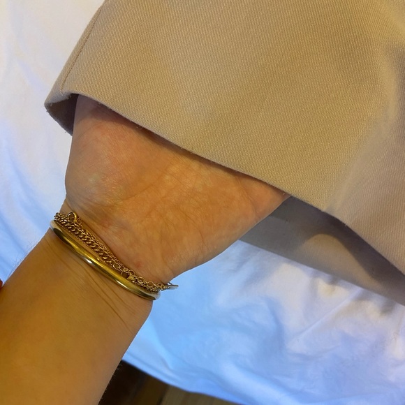 Abercrombie and fitch Taupe high-waisted pleated trousers in LONG - Picture 10 of 10